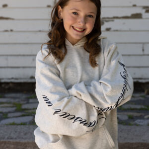 Hoodie blanc crème enfant